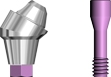 Picture of Angled Abutment Multi Unit, 4.5/5.0 platform, 30 degree, Conus 12, includes abutment screw option for 4.5/5.0 Platform product (BlueSkyBio.com)