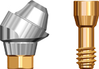 Picture of Angled Abutment Multi Unit, Max RP, 3.5mm 30 degree, includes abutment screw  option for Multi Unit Abutments RP Platform product (BlueSkyBio.com)