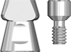 Picture of Short Traditional Impression Transfer / Digital Scan Body, Multi Unit, includes screw SMUD -
Requires driver SDL048 or SDS048 option for Components product (BlueSkyBio.com)